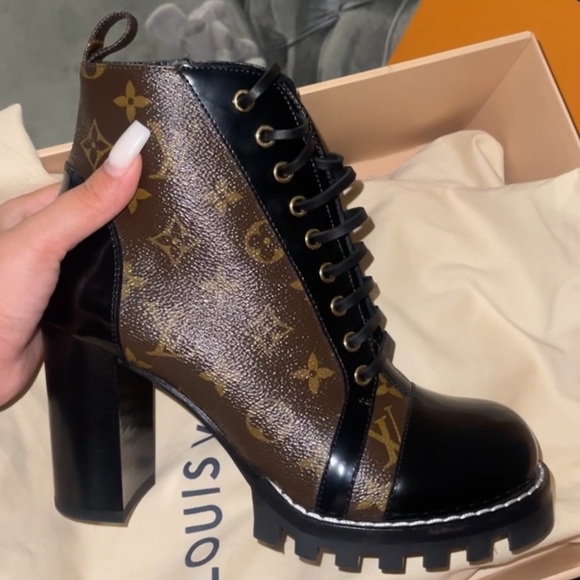 AUTHENTIC LOUIS VUITTON BOOTS - Picture 1 of 2